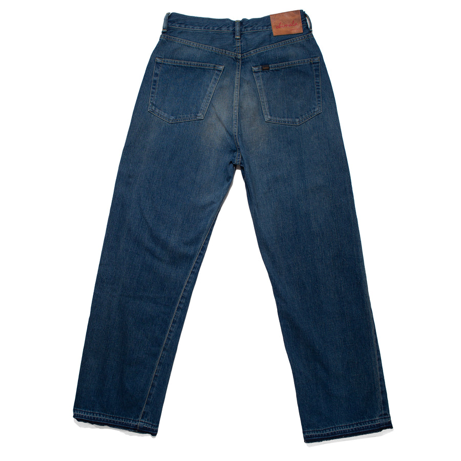 カフェオレ☆ボウルchi mala◇ CHIMALA DENIM Chimala 13.5oz Selvedge Denim Monroe Cut in Dark Distress