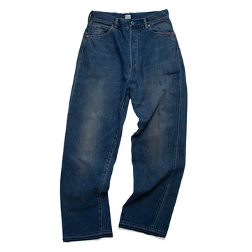 Chimala 13.5oz Selvedge Denim Monroe Cut in Dark Distress