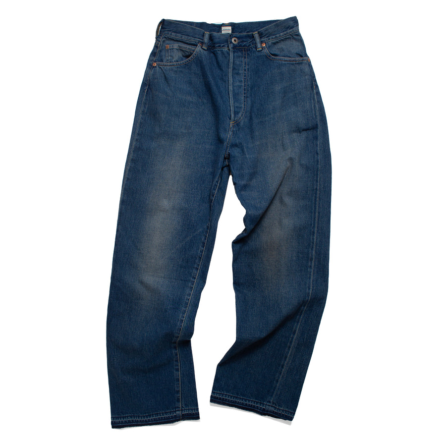Chimala 13.5oz Selvedge Denim Monroe Cut in Dark Distress