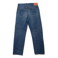 Chimala 13.5oz Selvedge Denim Used Ankle Cut in Vintage Dark