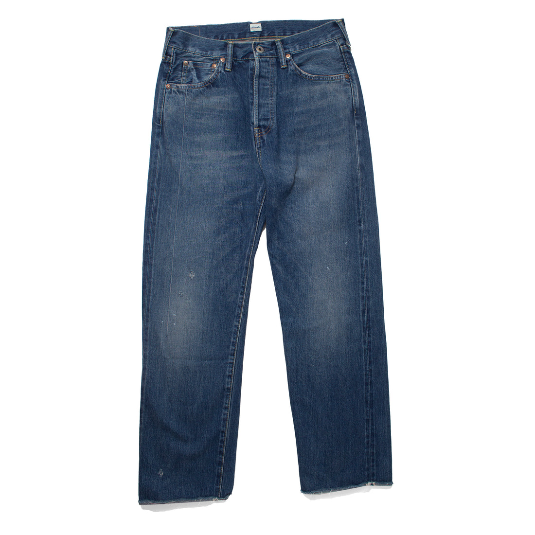 Chimala 13.5oz Selvedge Denim Used Ankle Cut in Vintage Dark