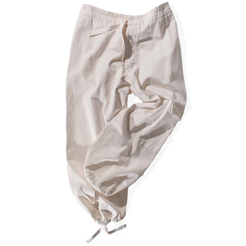 Chimala Organic Color Denim Cargo Pants in Ivory