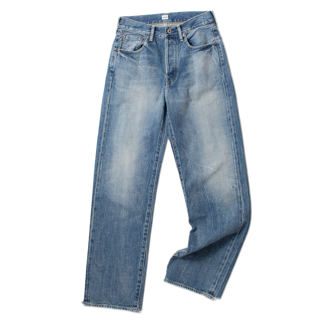 Chimala Unisex 13.5oz Selvedge Denim Straight Cut in Smoky Medium