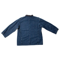 Chimala Unisex Amoskeag Selvedge Denim Chore Jacket in Dark Wash