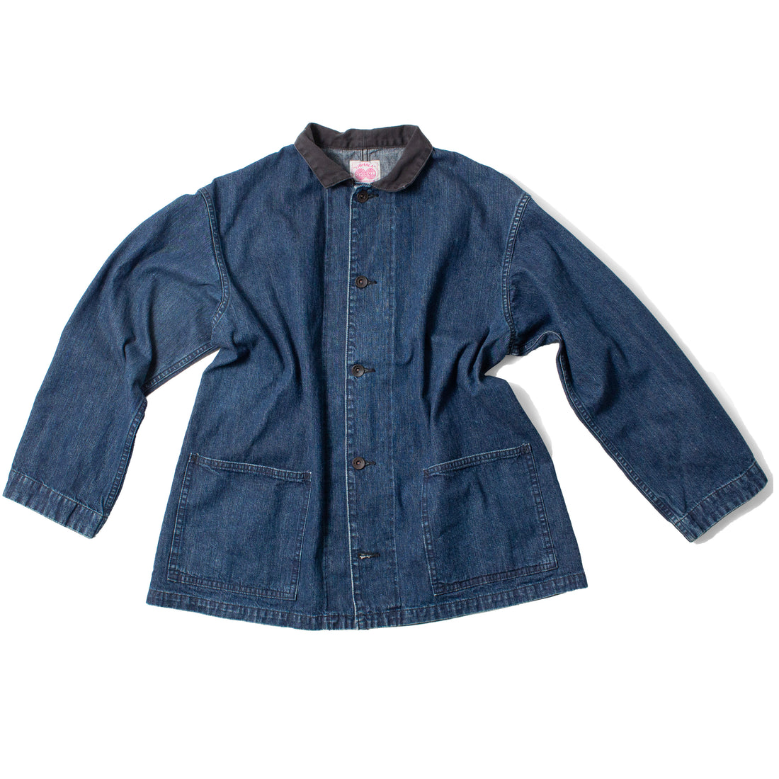 Chimala Unisex Amoskeag Selvedge Denim Chore Jacket in Dark Wash
