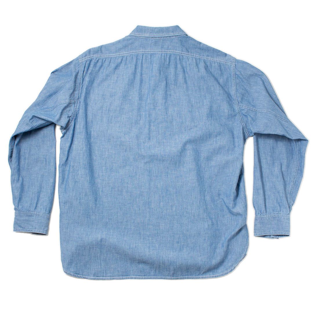 Chimala Unisex Slub Yarn Chambray Pullover Shirt in Chambray