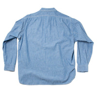 Chimala Unisex Slub Yarn Chambray Pullover Shirt in Chambray