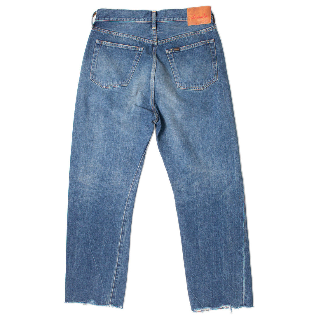 Chimala Women's 13.5oz Selvedge Denim Used Ankle Cut in Dark Vintage