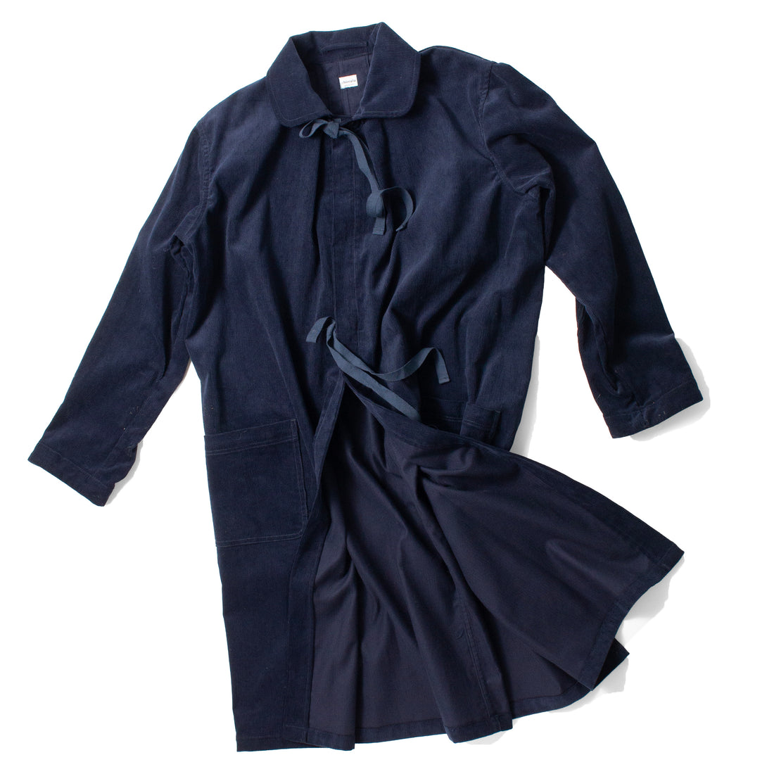 Chimala Women's 16W Corduroy Medic Coat in Navy