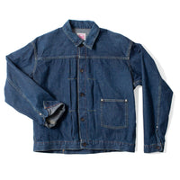 Chimala Unisex Amoskeag Selvedge Denim Short Jacket in Dark Wash