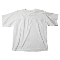 Chimala Unisex Cotton Fine Mesh Football Tee in Off White