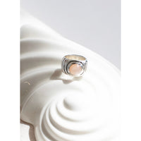 Daniella Samper Onde Wide Ring in Moonstone