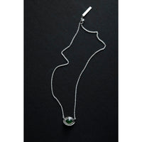Daniella Samper Nacre Pendant Necklace in Jade