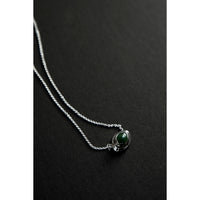 Daniella Samper Nacre Pendant Necklace in Jade