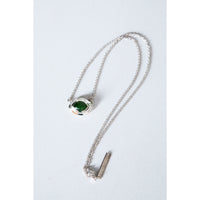 Daniella Samper Nacre Pendant Necklace in Jade
