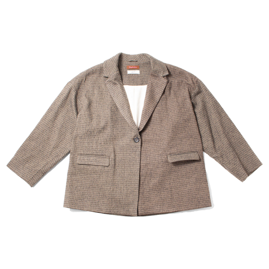 Dopple & Scent Atelier Tailored Jacket in Check