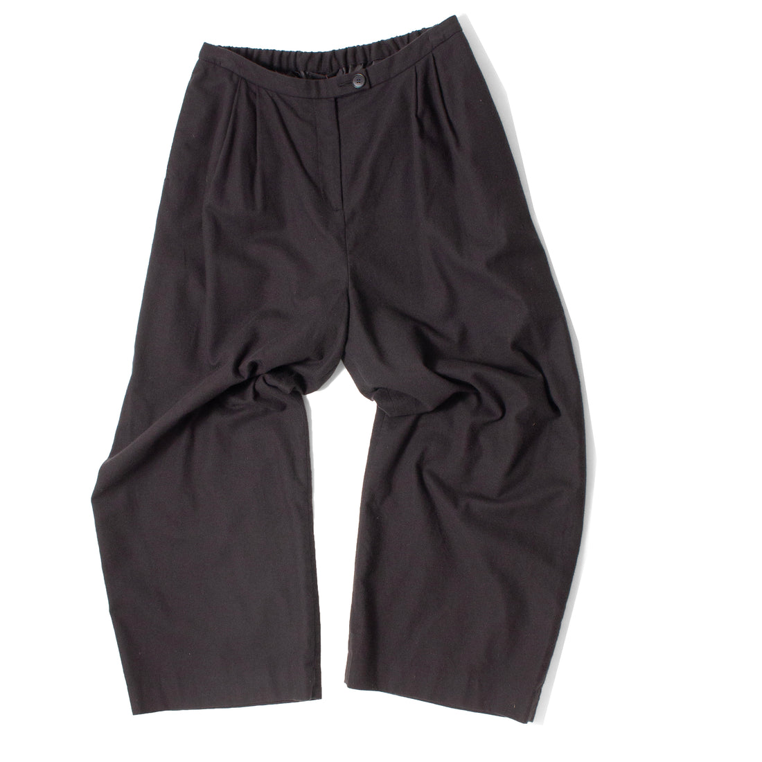 Dopple & Scent Atelier Tuck Trousers in Black
