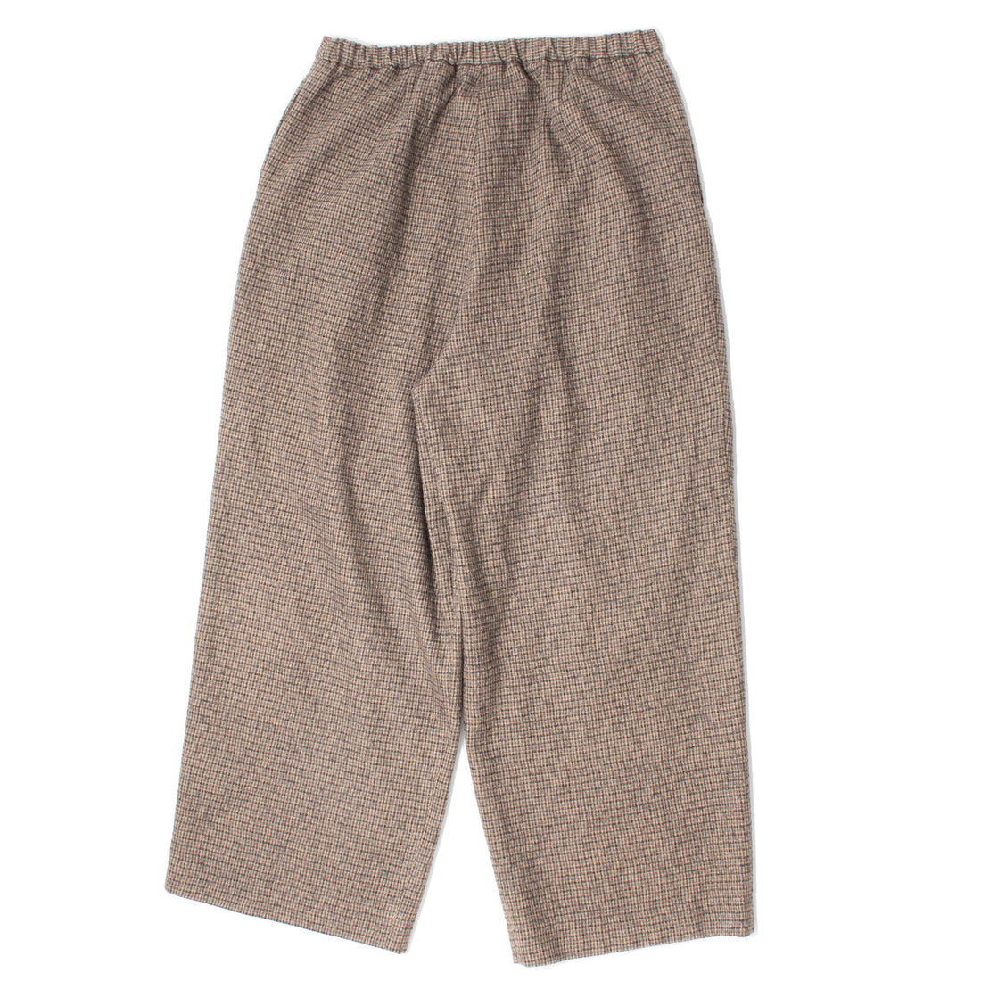 Dopple & Scent Atelier Tuck Trousers in Check