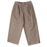 Dopple & Scent Atelier Tuck Trousers in Check