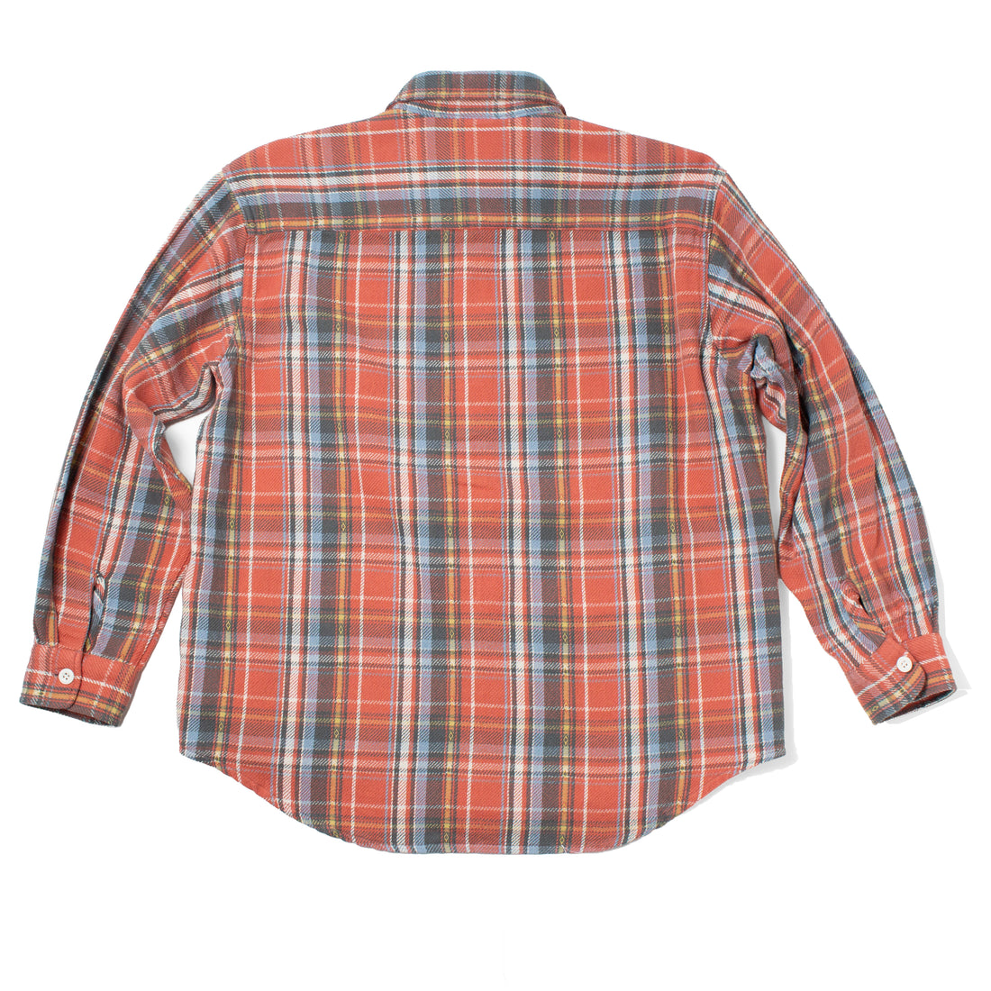 Dopple & Scent Dobby Vintage Check Shirt in Red