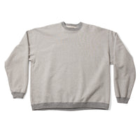 Dopple & Scent French Terry Crewneck Sweatshirt in Gray