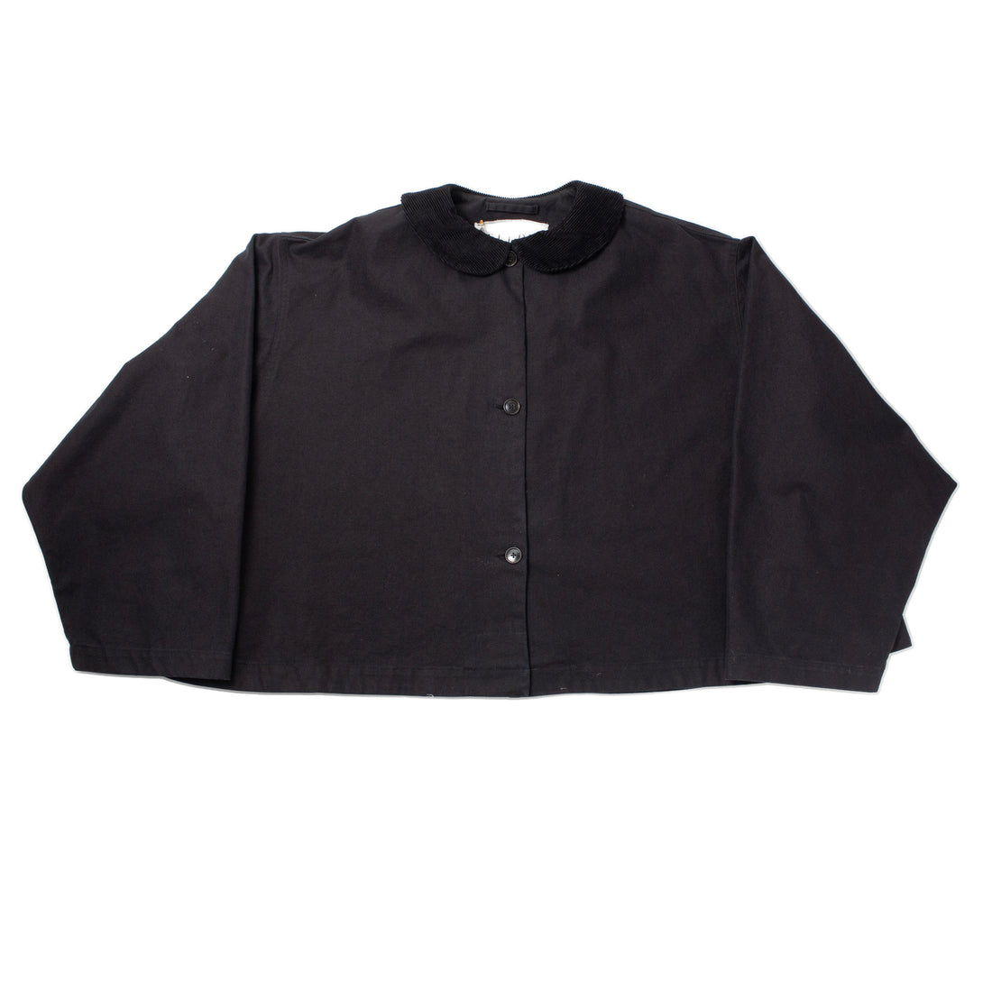 Eleph Ange Coat Short in Black