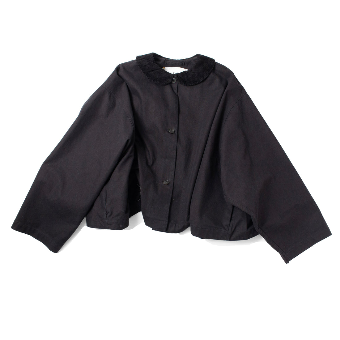 Eleph Ange Coat Short in Black