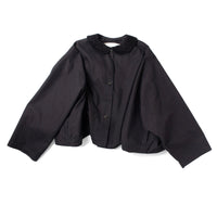 Eleph Ange Coat Short in Black