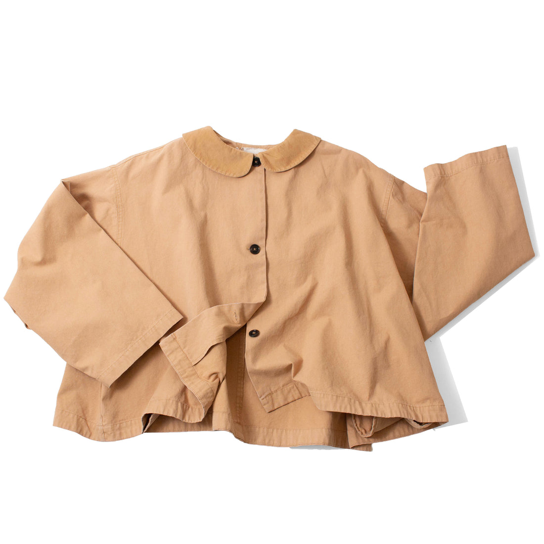 Eleph Ange Coat Short in Sand