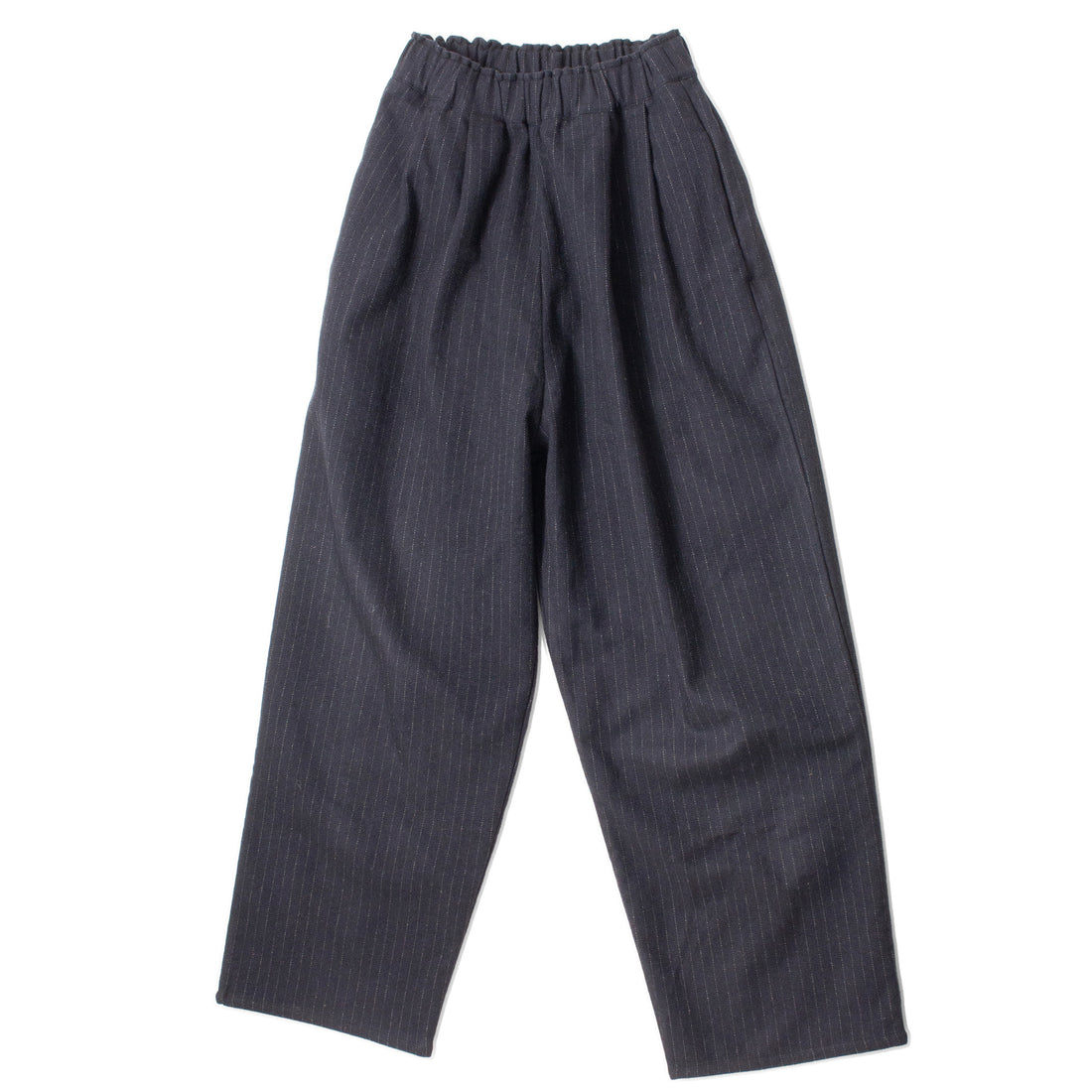 Eleph Luce Trouser in Black Pinstripe