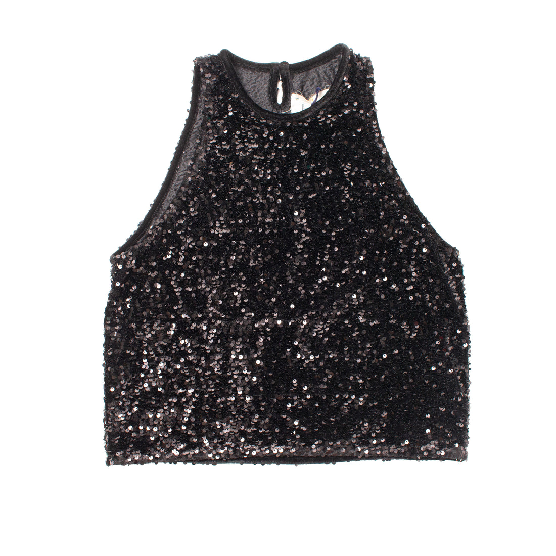 Eleph Marie Tank in Black Shine