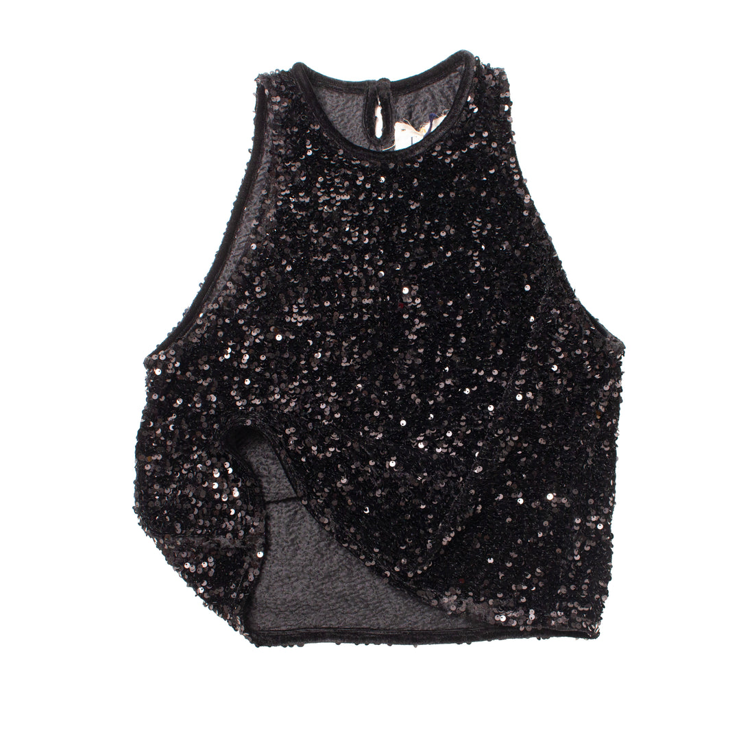 Eleph Marie Tank in Black Shine