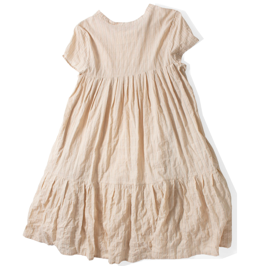 Eleph Mimi Dress Medium in Sand/Green