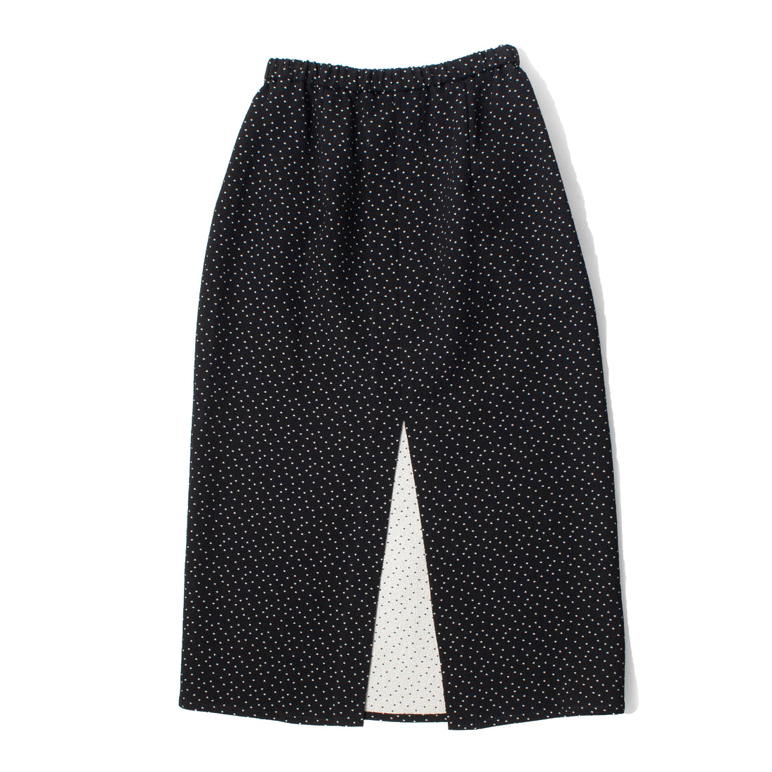 Eleph Simple Skirt in Black Dot