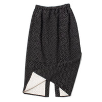 Eleph Simple Skirt in Black Dot