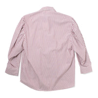 Eleph Tie Shirt in Burgundy Stripe