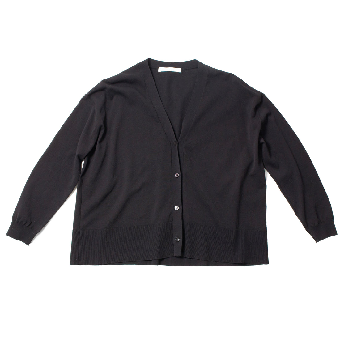 Evam Eva Cotton Cardigan in Sumi