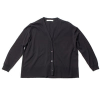 Evam Eva Cotton Cardigan in Sumi