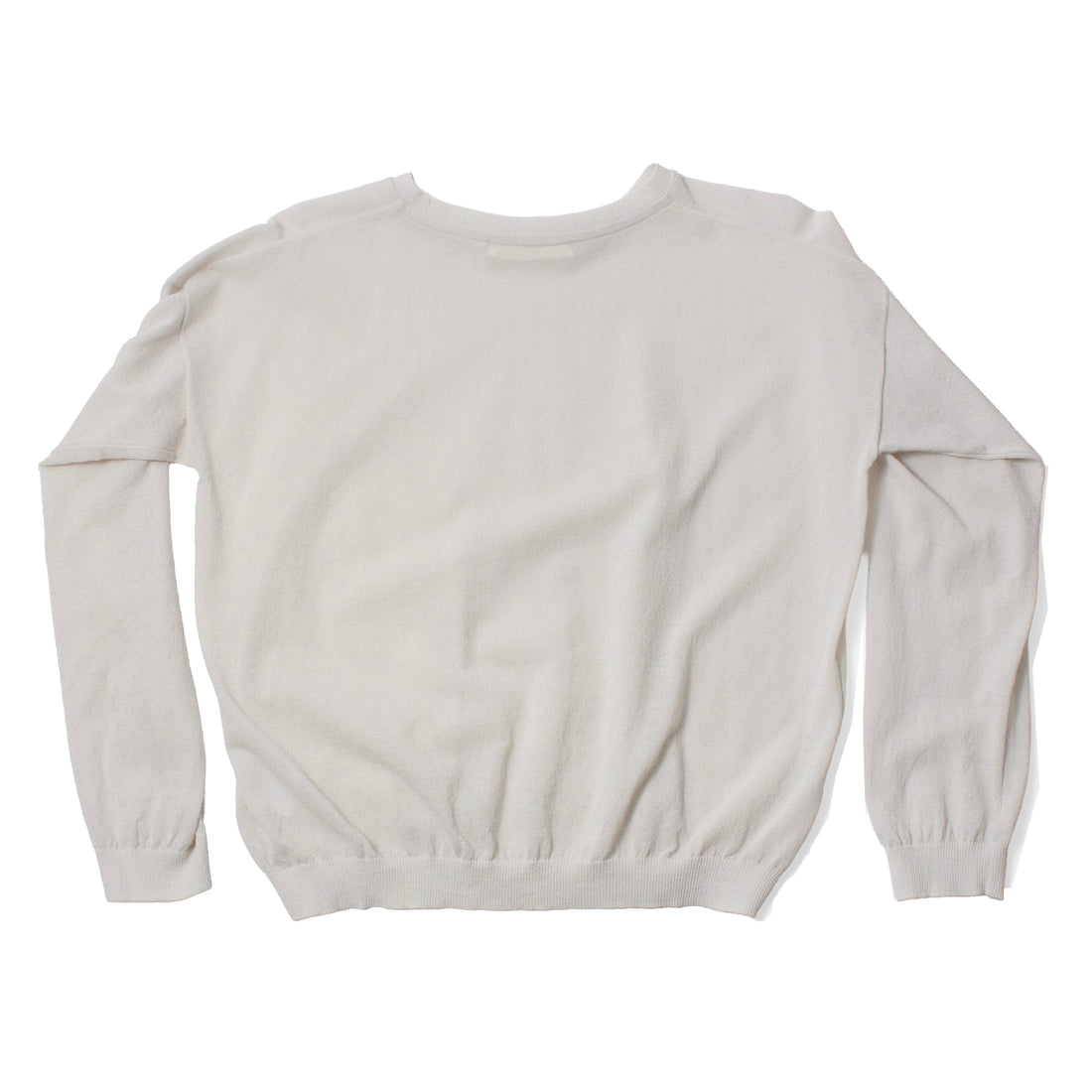 Evam Eva Cotton Pullover in Antique White