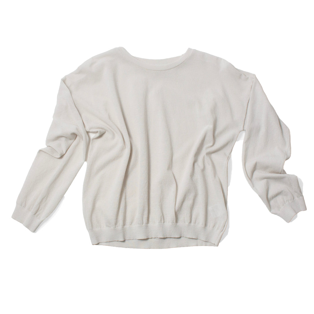 Evam Eva Cotton Pullover in Antique White
