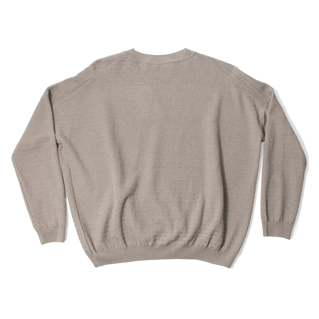Evam Eva Cotton Paper Yarn Pullover in Otter Grey
