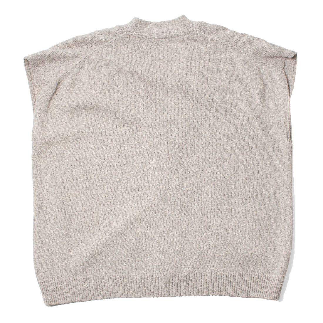 Evam Eva Roving Cotton Vest in Ecru