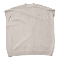 Evam Eva Roving Cotton Vest in Ecru