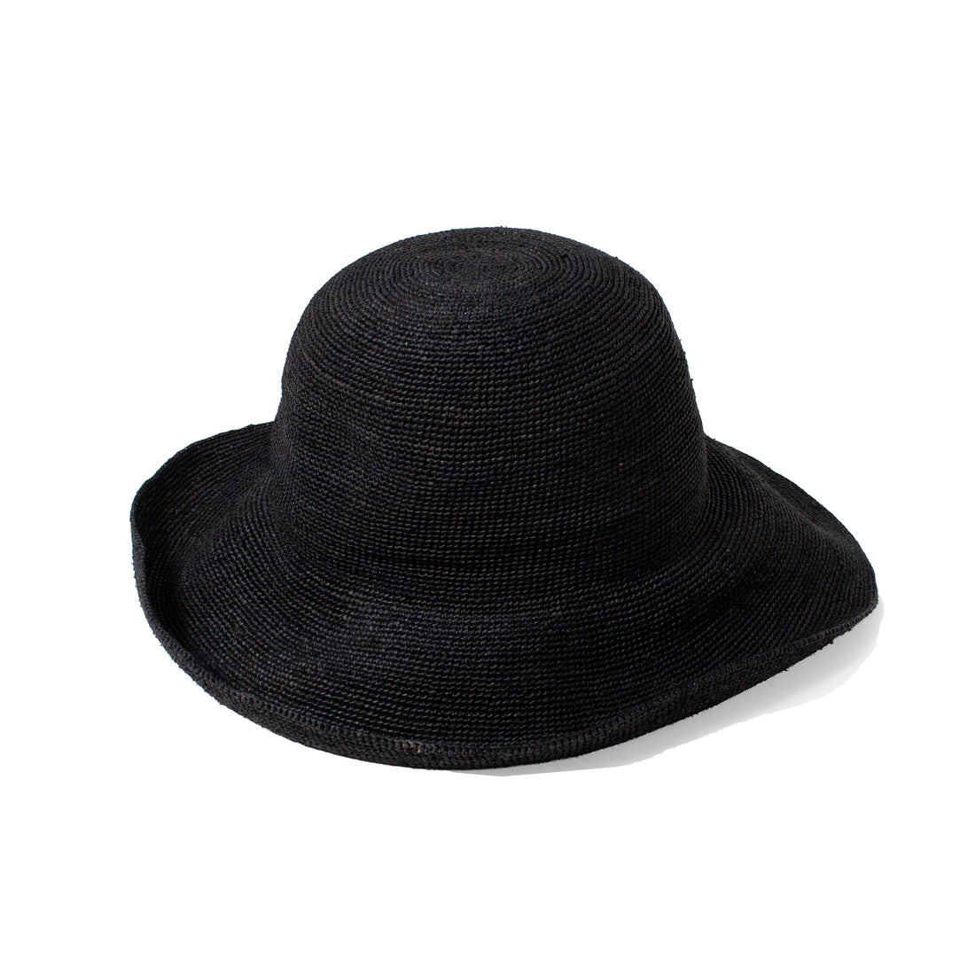 Evam Eva Raffia Hat in Black