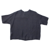 Evam Eva Linen Pullover in North Sea