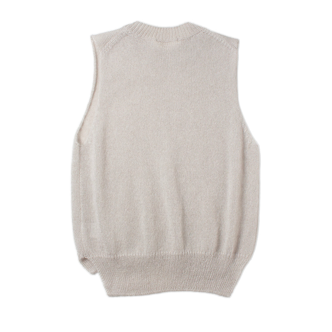 Evam Eva Mohair Silk Vest in Grege