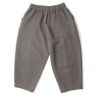 Evam Eva Press Wool Cropped Pants in Moss Gray