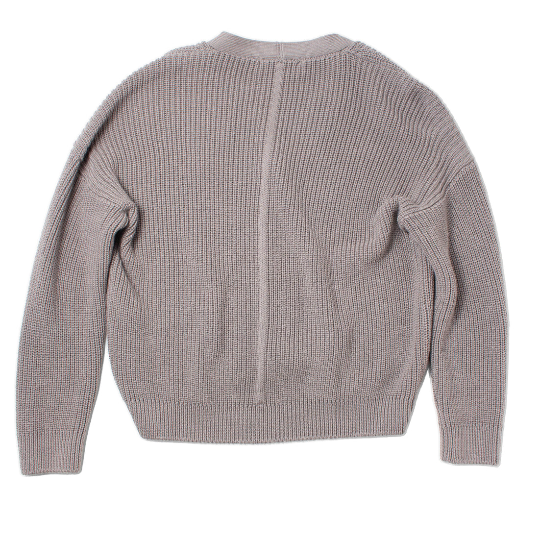 Evam Eva Wool Cotton Aze Cardigan in Otter Gray
