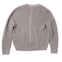 Evam Eva Wool Cotton Aze Cardigan in Otter Gray