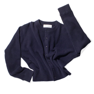 Extreme Cashmere Blouson Sweater in Navy